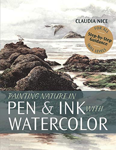 Claudia Nice Painting Nature In Pen & Ink With Watercolor