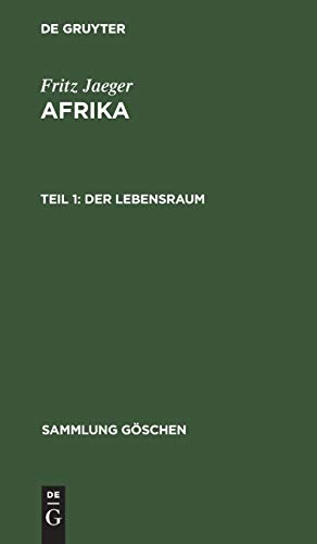 Der Lebensraum (Sammlung Göschen, 910, Band 910)