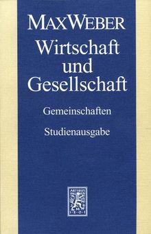 Max Weber Gesamtausgabe. Studienausgabe / Max Weber Studienausgabe: Band I/22,1: Wirtschaft und Gesellschaft. Gemeinschaften