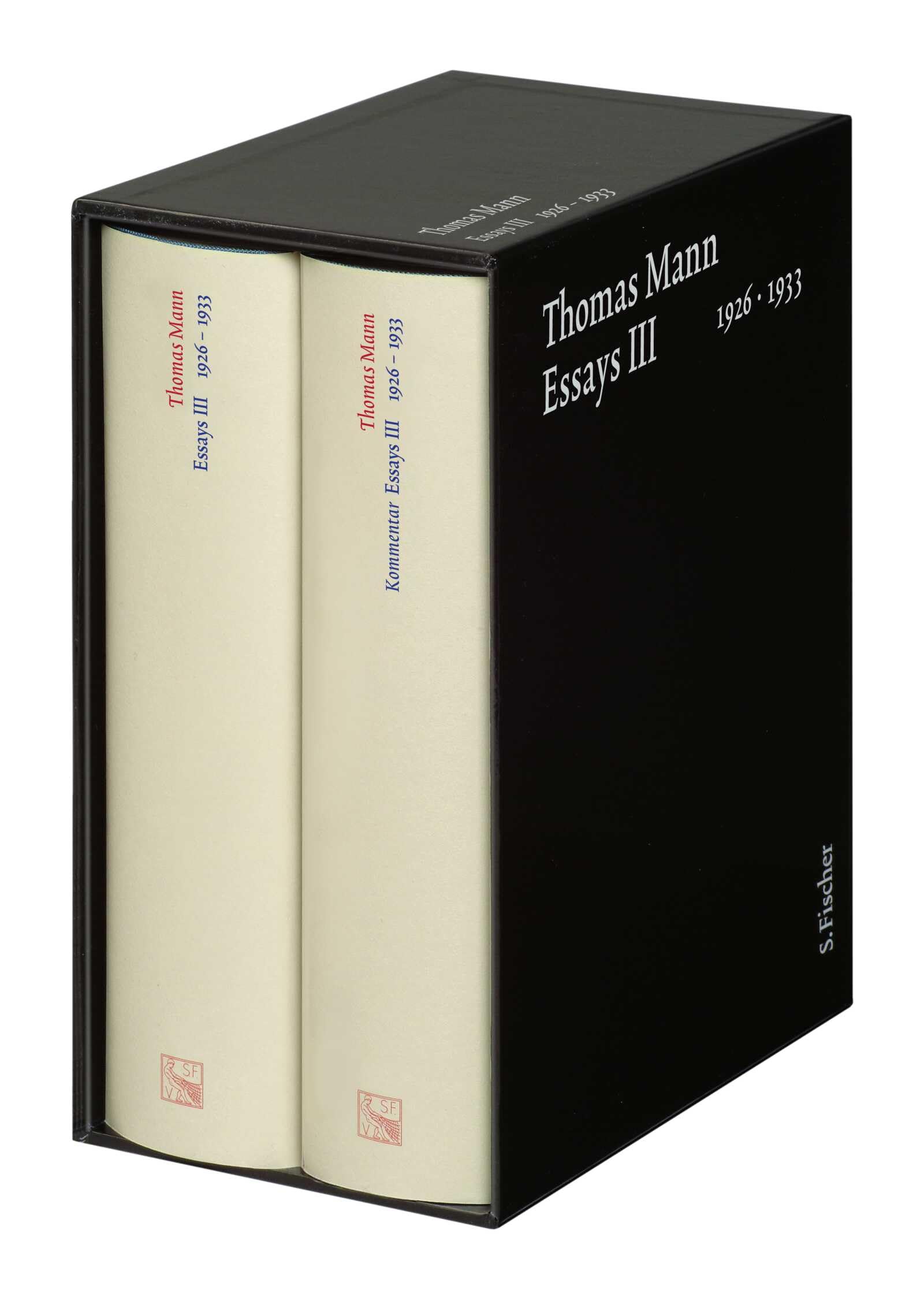 Essays III 1926–1933: Text und Kommentar in einer Kassette