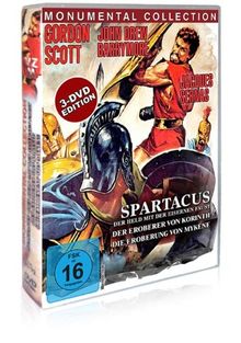 Monumental Collection ( Spartacus - Der Eroberer von Korinth - Die Eroberung von Mykene) [3 DVDs] von Giorgio Ferroni, Mario Costa | DVD | Zustand sehr gut