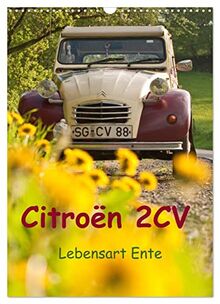 Citroën 2CV - Lebensart Ente (Wandkalender 2023 DIN A3 hoch), Calvendo Monatskalender