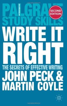 Write it Right (Palgrave Study Skills)