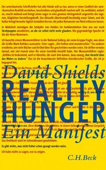 Realityhunger: Ein Manifest