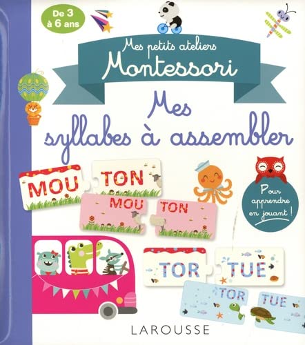 Mes syllabes à assembler : de 3 à 6 ans