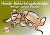Hunde-Geburtstagskalender/Witziger Cartoon-Kalender (Tischkalender immerwährend DIN A5 quer)