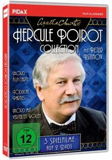 Agatha Christie: Hercule Poirot-Collection / Drei spannende Spielfilme mit Peter Ustinov (Mord à la Carte +Tödliche Parties + Mord mit verteilten Rollen) (Pidax-Film-Klassiker)