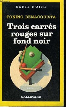 Trois carrés rouges sur fond noir