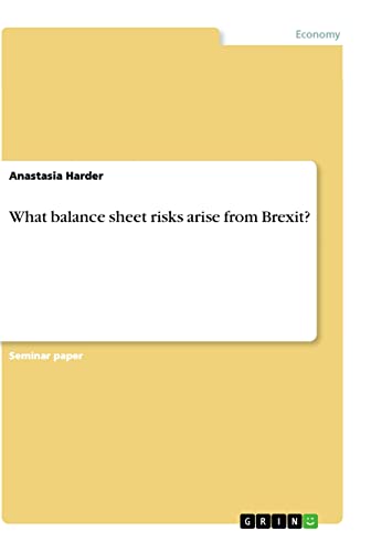 What balance sheet risks arise from Brexit?