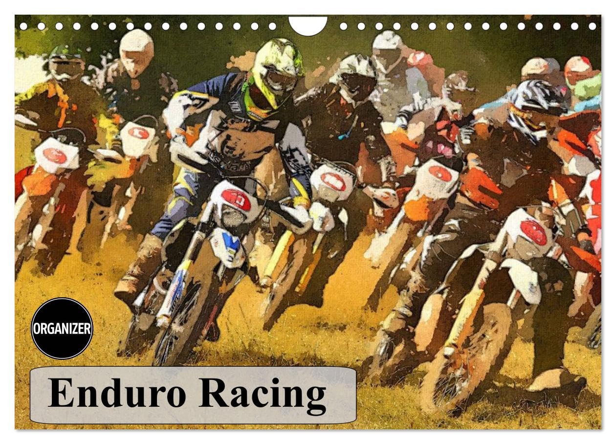 Enduro Racing (Wall Calendar 2026 DIN A4 landscape), CALVENDO 12 Month Wall Calendar: The Calendar for the Enduro enthusiast