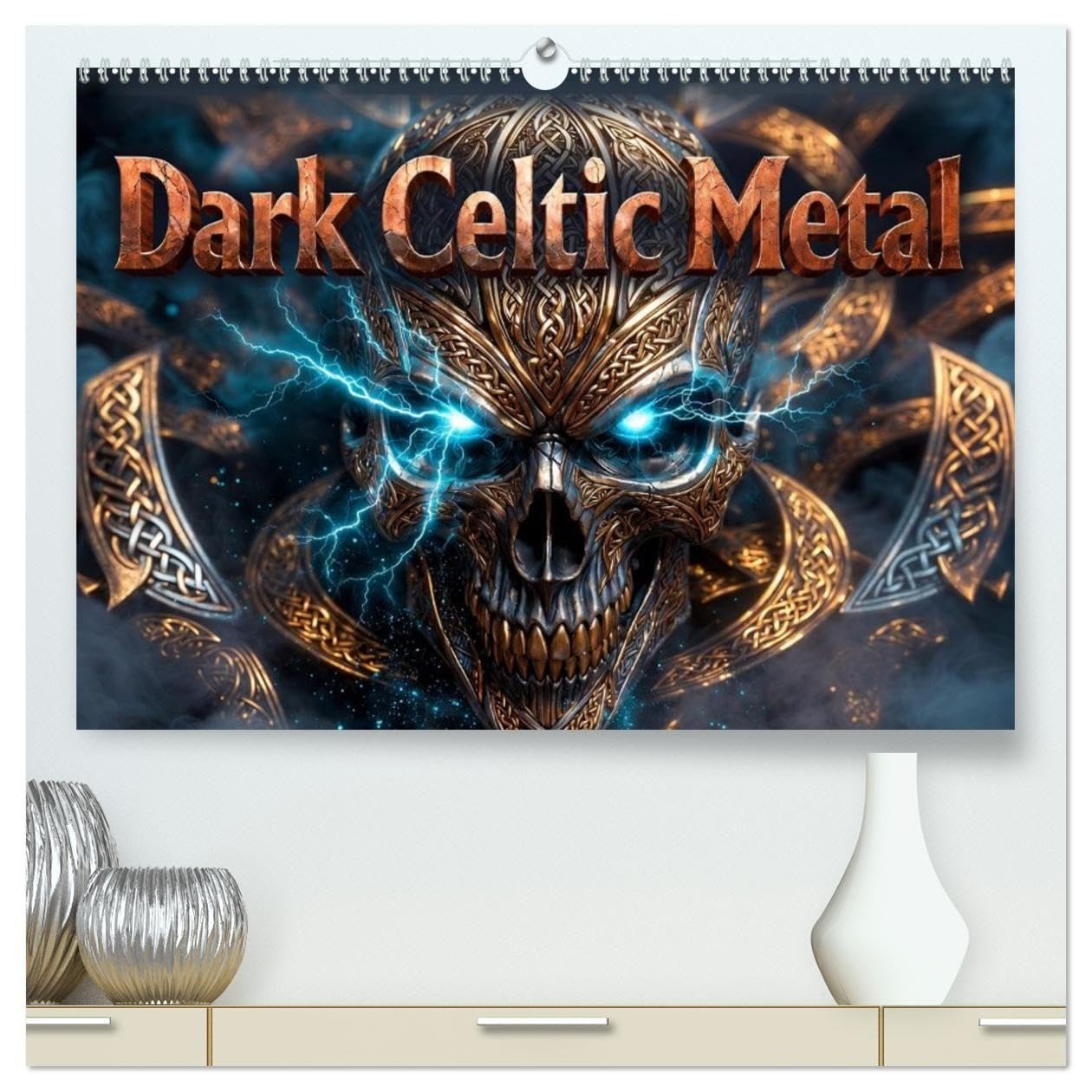 Dark Celtic Metal (High Quality Premium Wall Calendar 2027 DIN A2 landscape),CALVENDO 12 Month Wall Calendar