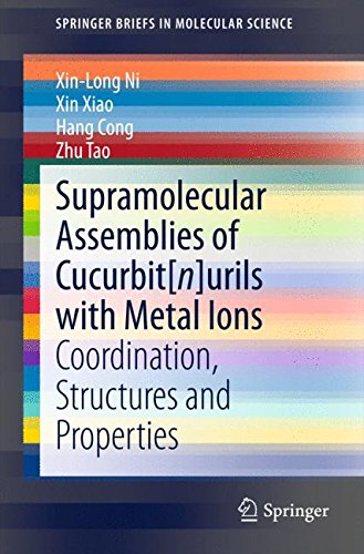 Supramolecular Assemblies of Cucurbit[n]urils with Metal Ions: Coordination, Structures and Properties (SpringerBriefs in Molecular Science)