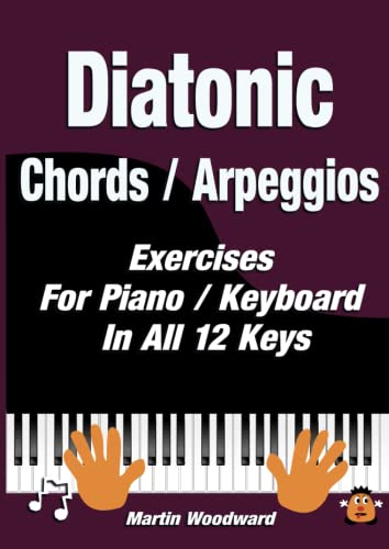 Diatonic Chords / Arpeggios: Exercises For Piano / Keyboard In All 12 Keys