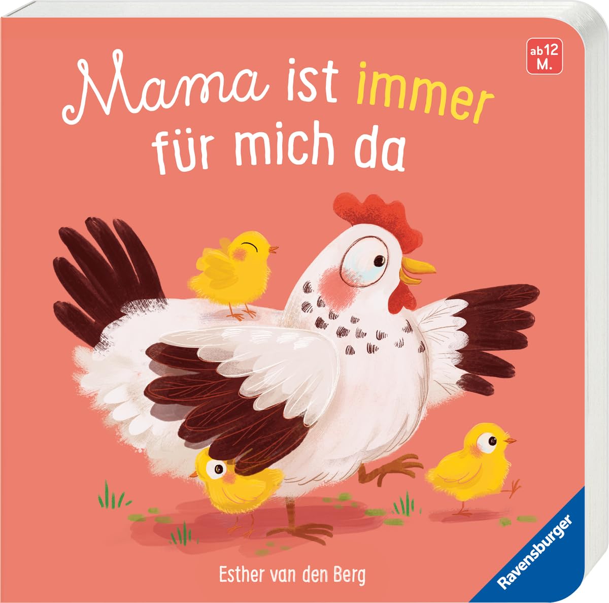Mama ist immer für mich da - Liebevolles Pappbilderbuch über die starke Bindung zwischen Mutter und Kind - ab 12 Monaten
