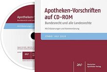 Apotheken-Vorschriften auf CD-ROM: Bundesrecht und alle Landesrechte. Mit Erläuterungen und Kommentierung