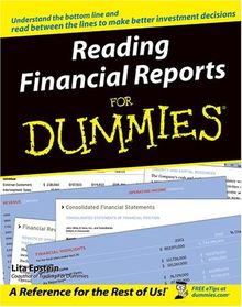 Reading Financial Reports for Dummies (For Dummies (Lifestyles Paperback))