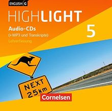 English G Highlight - Hauptschule: Band 5: 9. Schuljahr - Audio-CDs (Vollfassung): Audio-Dateien auch als MP3