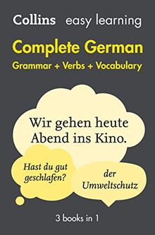 Easy Learning Complete German -  Grammar, Verbs and Vocabulary (3 Books in 1) (Collins Easy Learning German)