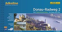 Donauradweg / Donau-Radweg 2: Teil 2: Österreichische Donau - Von Passau nach Wien, 330 km, 1:50.000, wetterfest/reißfest, GPS-Tracks Download, LiveUpdate