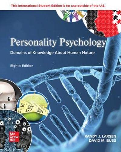 Personality Psychology: Domains of Knowledge About Human Nature ISE - Neuware