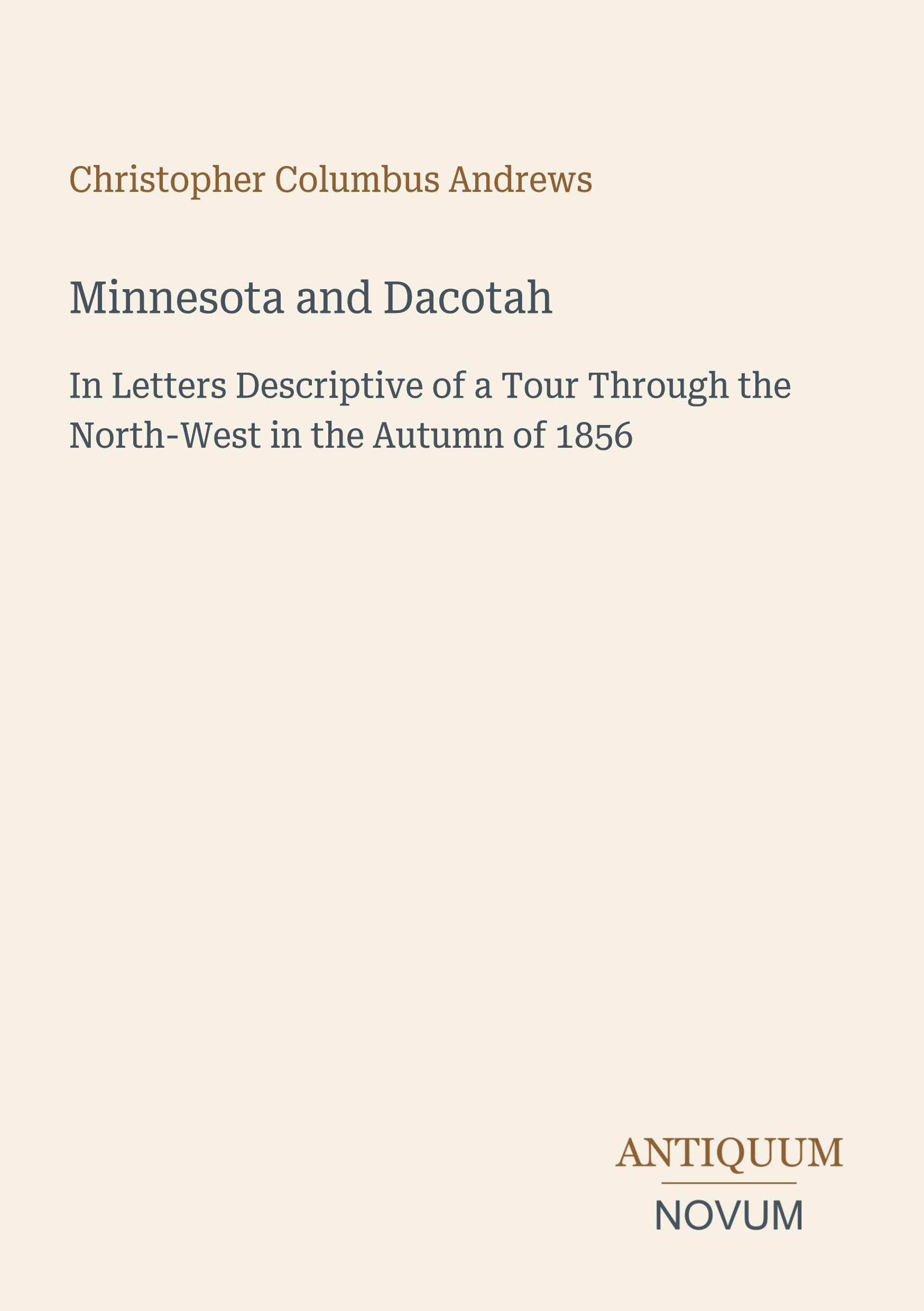 Minnesota and Dacotah