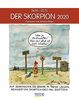 Skorpion 2020: Sternzeichenkalender-Cartoonkalender als Wandkalender im Format 19 x 24 cm.