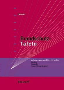 Brandschutzbemessung auf einen Blick nach DIN 4102: Tafeln für die brandschutztechnische Bemessung von Bauteilen der Feuerwiderstandsklassen F30 bis F180