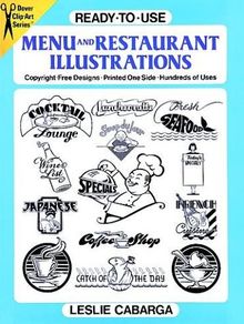 Ready-To-Use Menu and Restaurant Illustrations: Clip Art