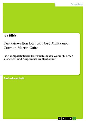 Fantasiewelten bei Juan José Millás und Carmen Martín Gaite: Eine komparatistische Untersuchung der Werke El orden alfabético und Caperucita en Manhattan