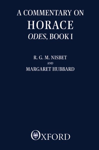 A Commentary on Horace: Odes, Book I (Bk.1)