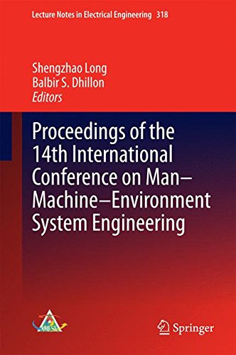 Proceedings of the 14th International Conference on Man-Machine-Environment System Engineering (Lecture Notes in Electrical Engineering)