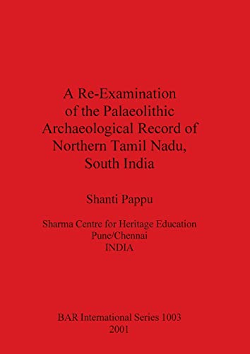 A Re-Examination of the Palaeolithic Archaeological Record of Northern Tamil Nadu, South India (British Archaeological Reports British Series, Band 1003)