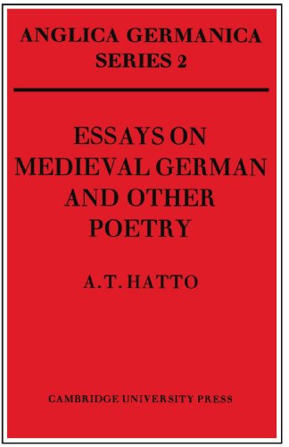 Essays on Medieval German and Other Poetry (Anglica Germanica Series 2, Band 2)