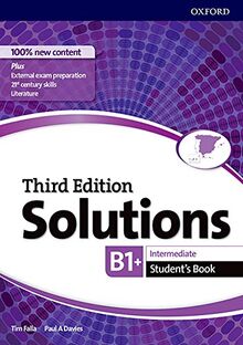 Solutions 3rd Edition Intermediate. Student's Book (Solutions Third Edition)