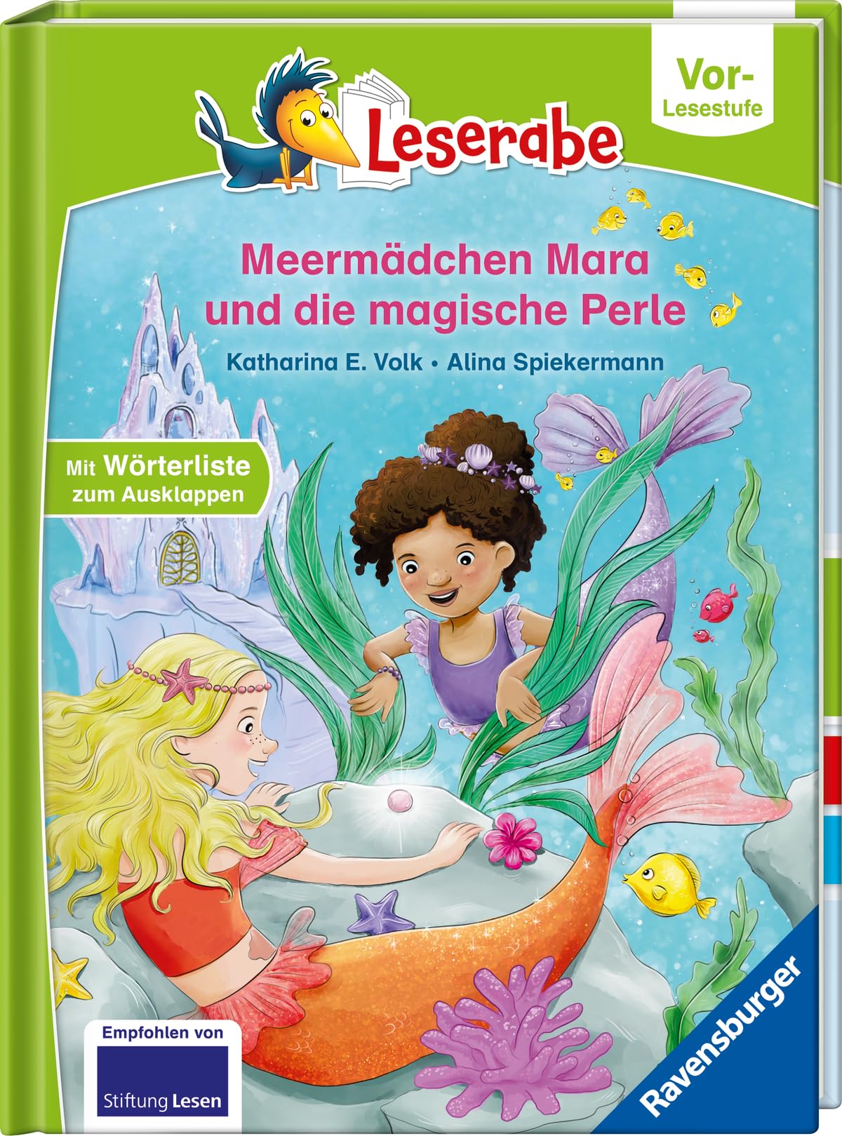 Volk, Katharina E.: Meermädchen Mara und die magische Perle - lesen lernen mit dem Leserabe - Erstlesebuch - Kinderbuch ab 5 Jahren - erstes Lesen - (Leserabe Vorlesestufe) - Erstleser Mädchen - Meermädchen-Geschichten