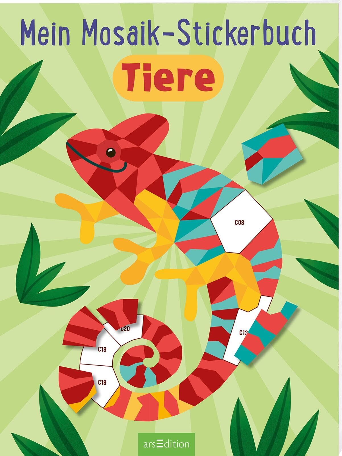 Mein Mosaik-Stickerbuch - Tiere