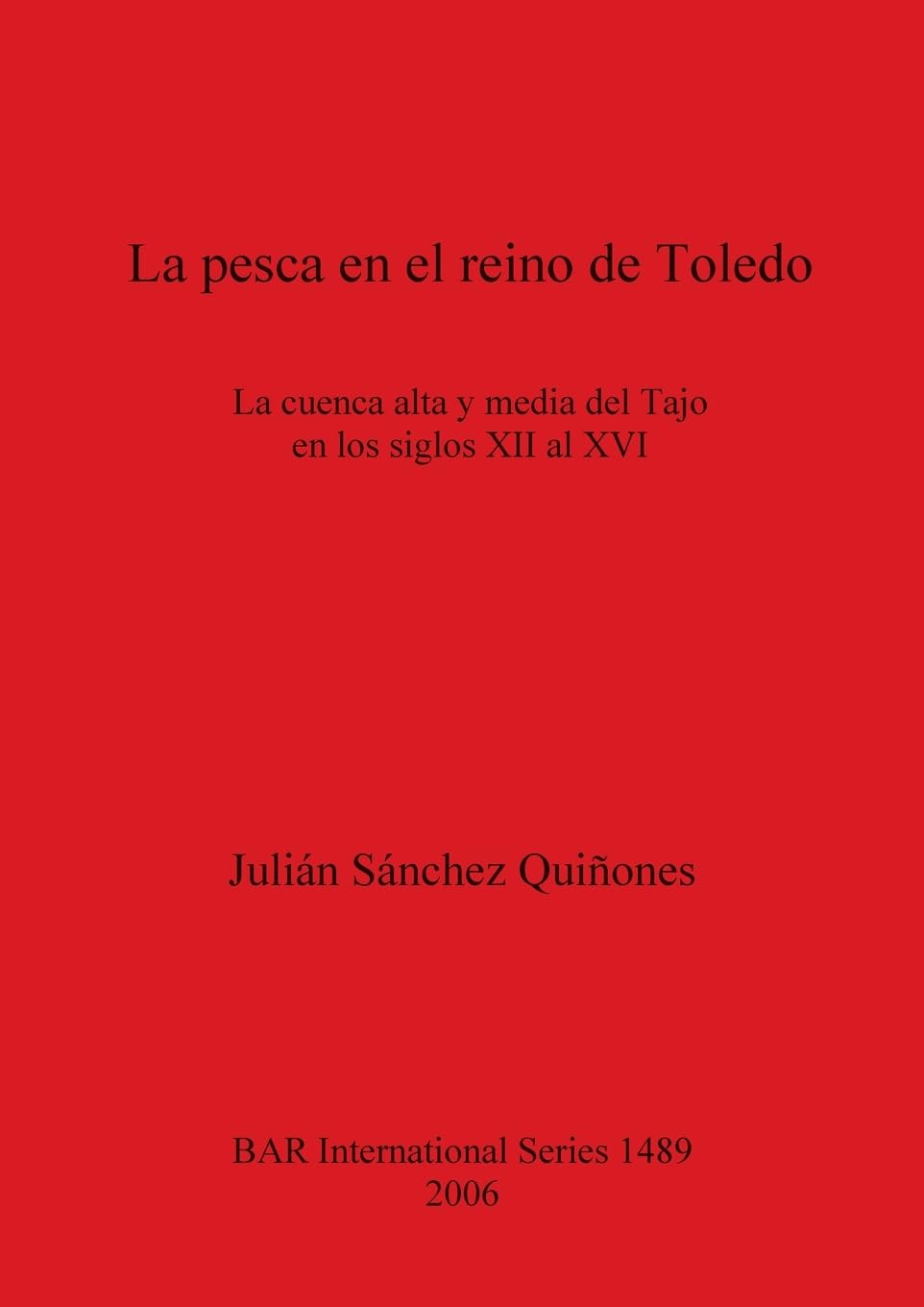 La pesca en el reino de Toledo: La cuenca alta y media del Tajo en los siglos XII al XVI (British Archaeological Reports, Band 1489)