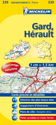 Carte DPARTEMENTS Gard, Hrault by Collectif Michelin | Book | condition good