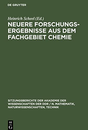 Neuere Forschungsergebnisse aus dem Fachgebiet Chemie
