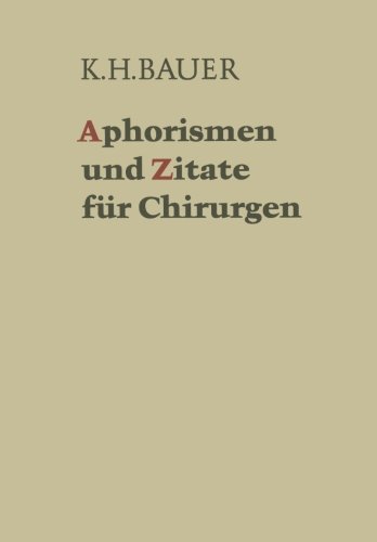 Aphorismen und Zitate für Chirurgen