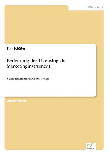 Bedeutung des Licensing als Marketinginstrument: Verdeutlicht an Praxisbeispielen