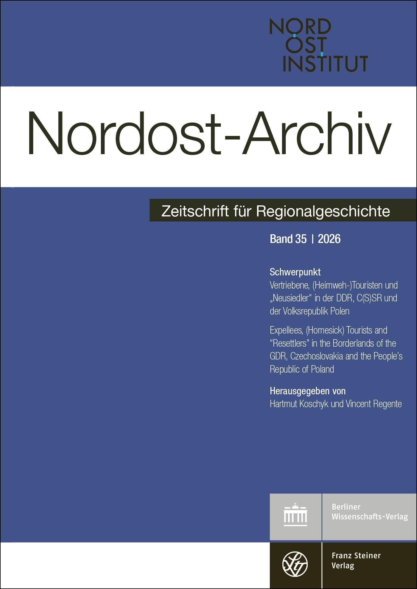 Nordost-Archiv 35 (2026) - Neuware