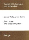 Königs Erläuterungen und Materialien, Bd.79, Die Leiden des jungen Werther von Johann Wolfgang von Goethe | Buch | Zustand gut