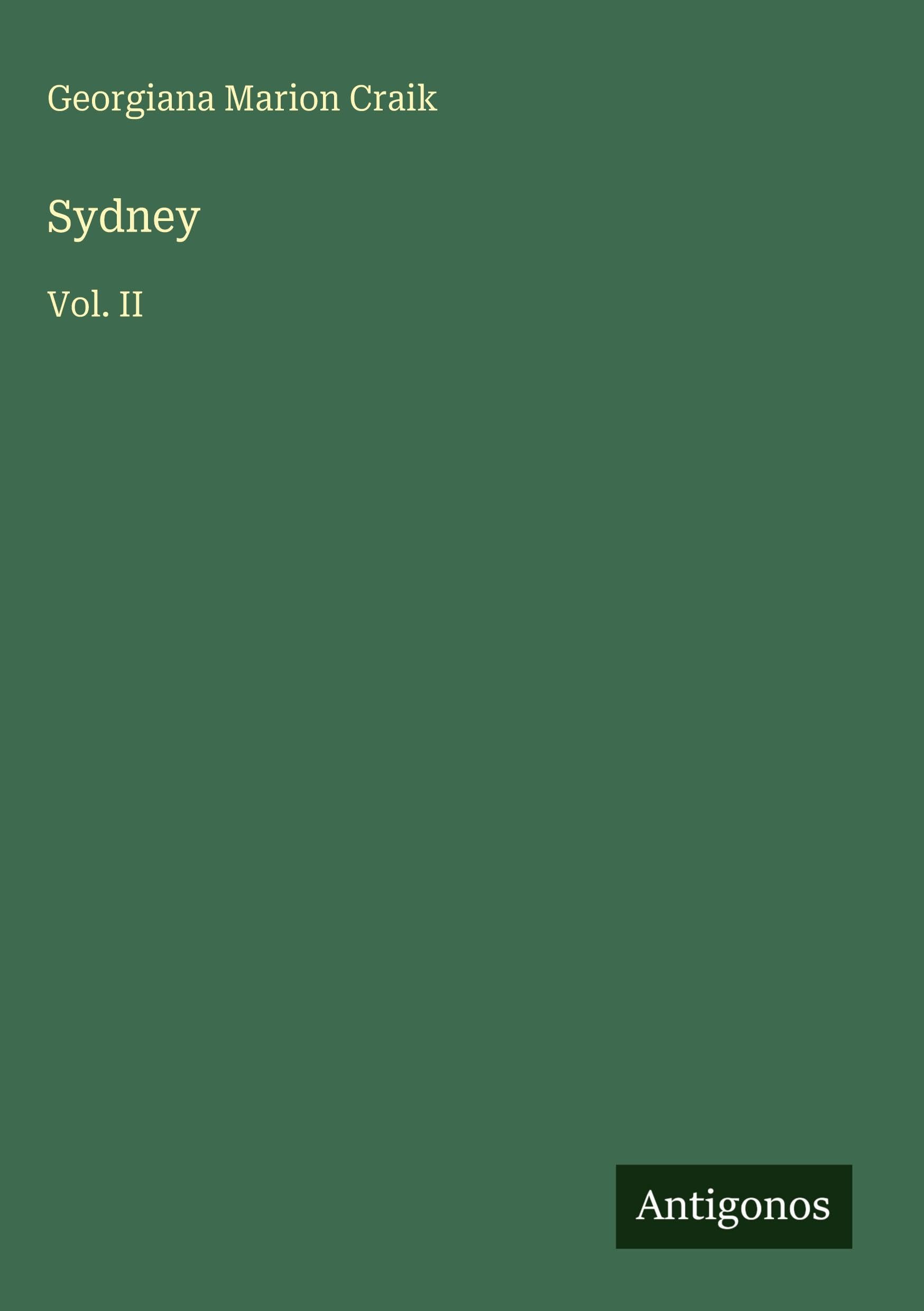 Sydney: Vol. II
