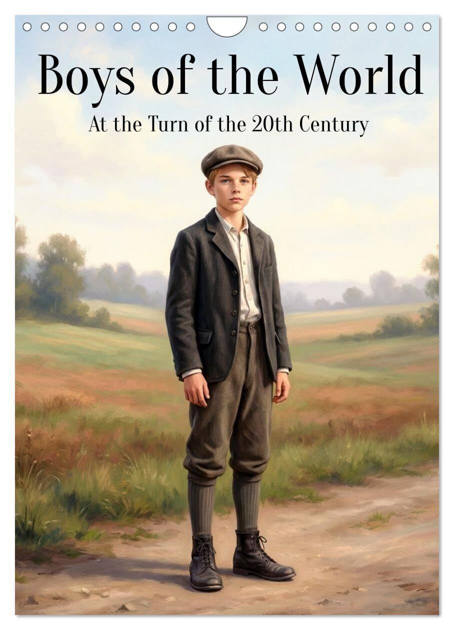 Boys of the World - At the Turn of the 20th Century (Wall Calendar 2027 DIN A4 portrait), CALVENDO 12 Month Wall Calendar