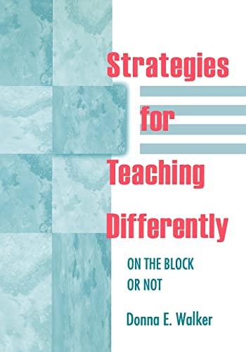 Strategies for Teaching Differently: On the Block or Not (Education Finance Association; 18)