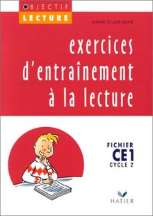 Exercices d'entraînement à la lecture, CE1