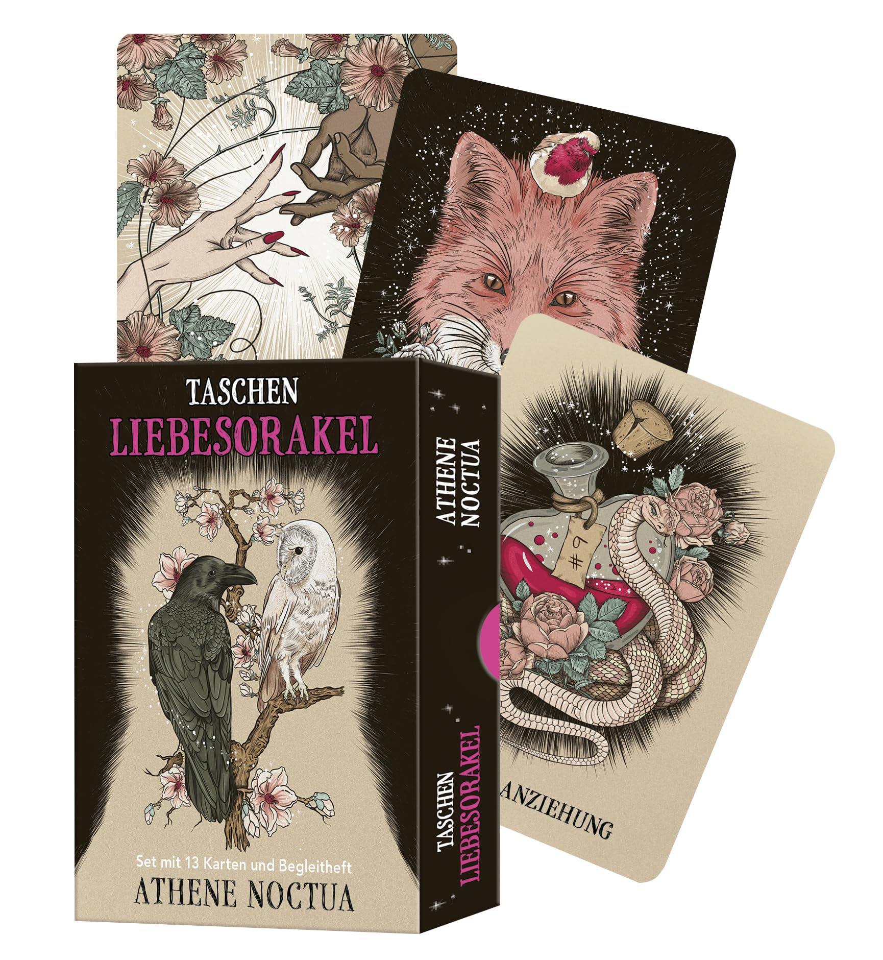Taschen-Liebesorakel: Set mit 13 Karten und Begleitheft - schnelle und direkte Antworten in Herzensangelegenheiten – das perfekte Liebeshoroskop zum Jahresstart