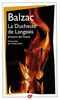 La Duchesse De Langeais/Histoire DES Treize