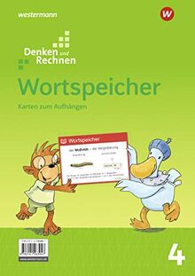 Denken und Rechnen - Allgemeine Ausgabe 2017: Wortspeicherkarten 4